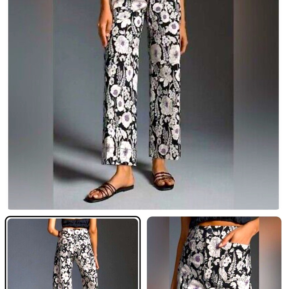 Anthropologie Maeve The Colette cropped pant